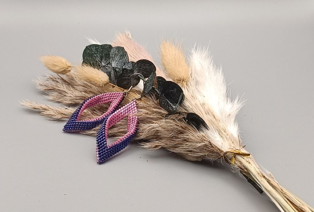 Boucles d'oreilles en perles Miyuki Bijoux et montres