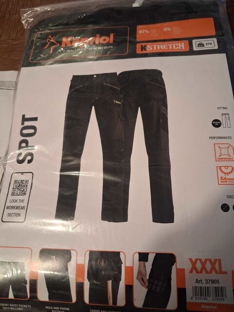 pantalon noir travail 80 Saint-Mars-la-Brière (72)