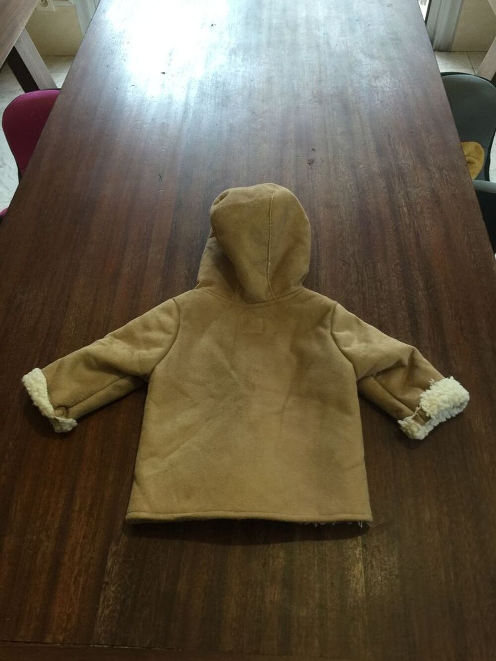 manteau avec capuche enfant fille Zara Vtements enfants