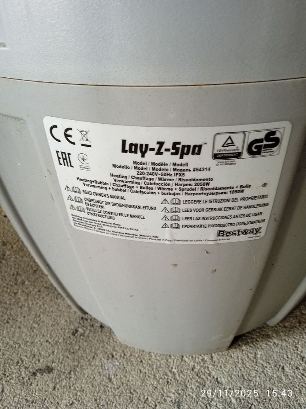 Pompe spa Electrom�nager