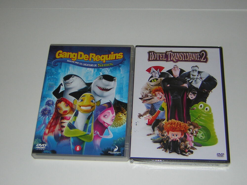 DVD H&Ocirc;TEL TRANSYLVANIE 2 (neuf) +DVD GANG DE REQUINS DVD et blu-ray