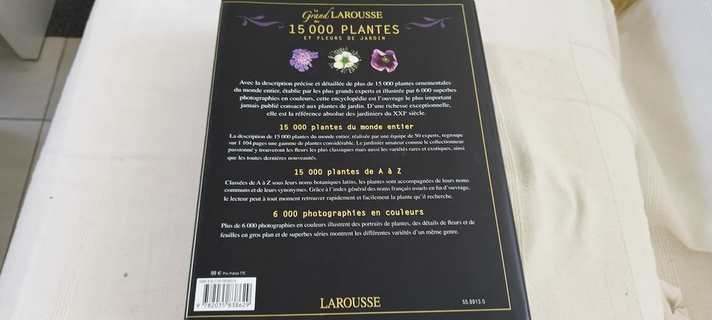 Le Grand Larousse 15000 plantes 2008 Christopher Brickell Livres et BD