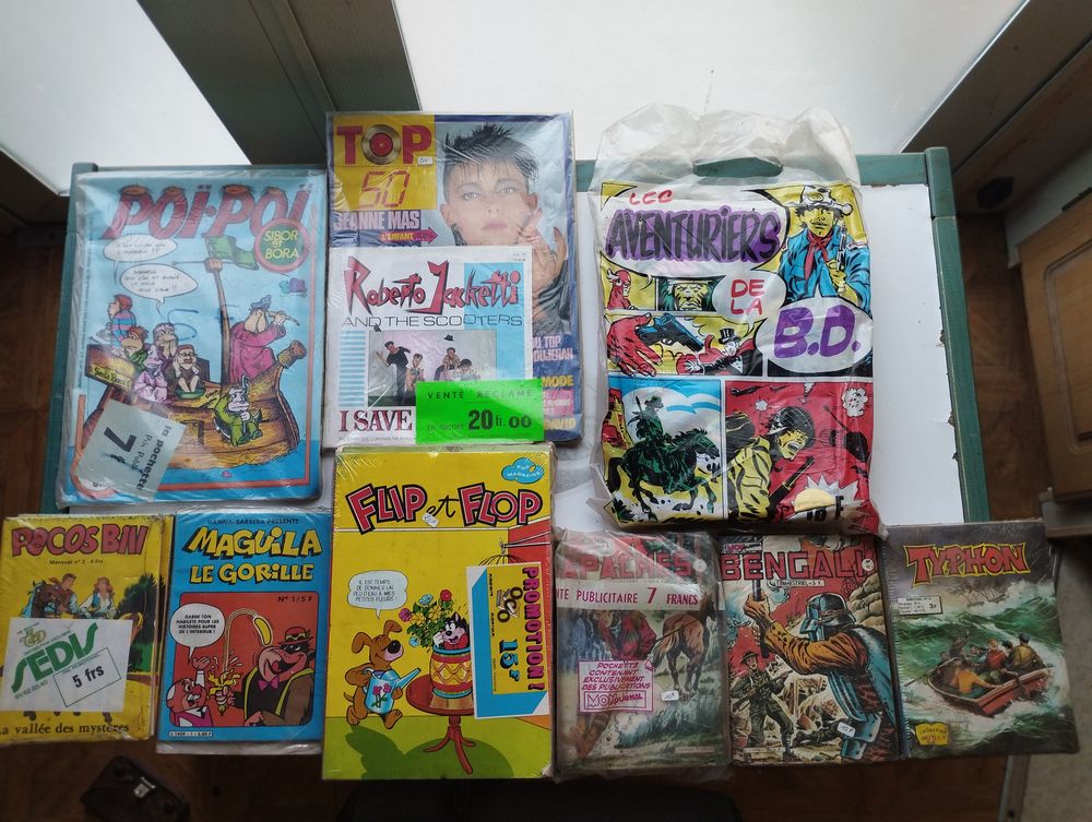 Lot de BD des ann&eacute;es 79/80 