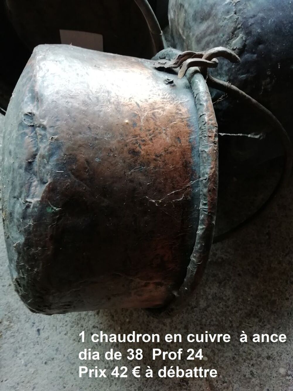 Chaudrons en cuivre Décoration
