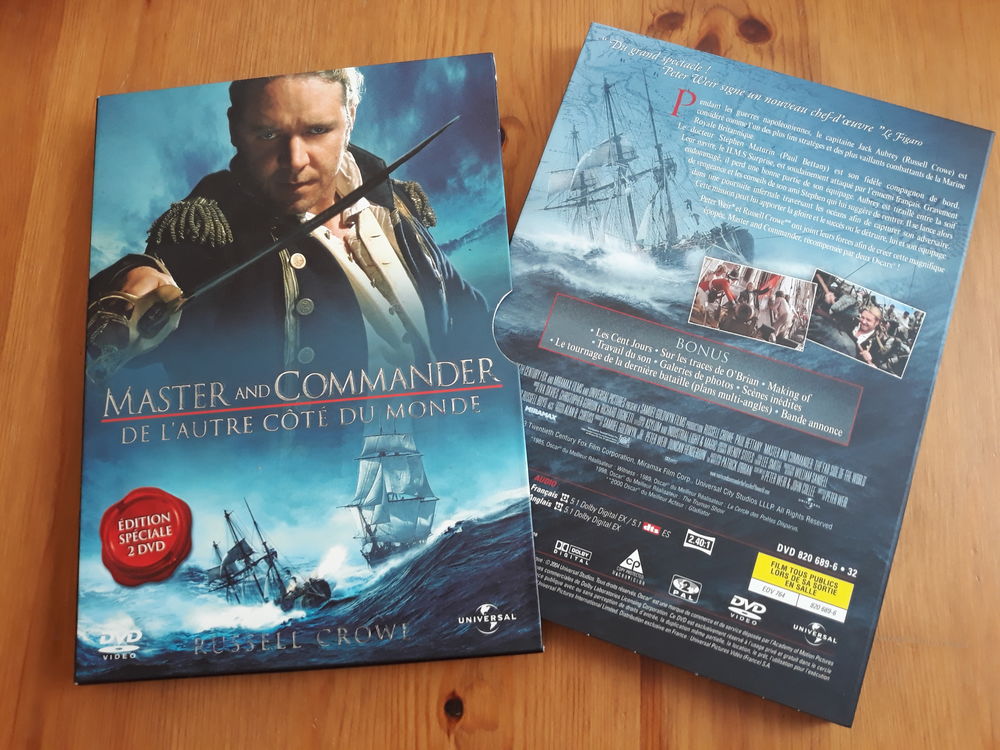 Coffret DVD "Master and Commander" - avec Russel Crowe DVD et blu-ray