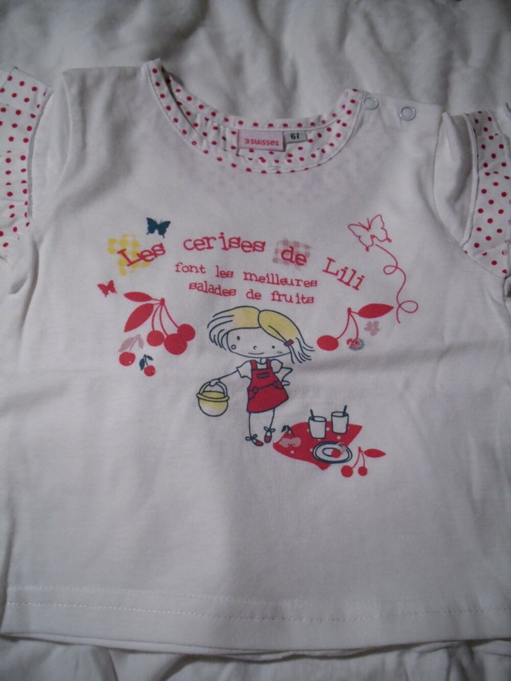 lot t.shirts fille Puriculture