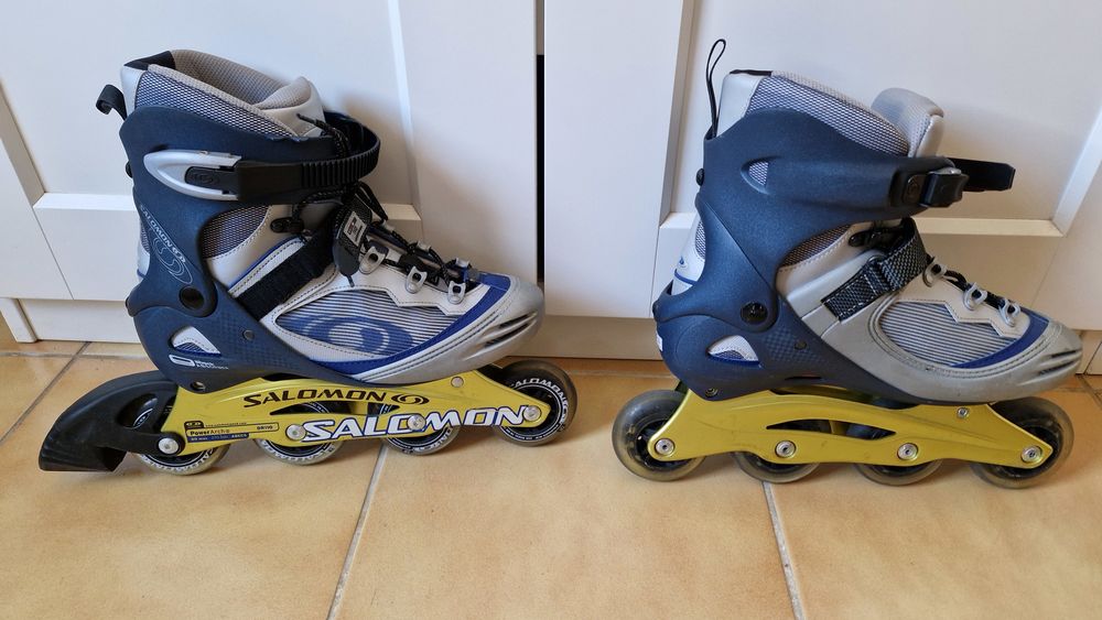 Rollers SALOMON Power Arch DR 110 P. 42 (&eacute;tat neuf) Sports