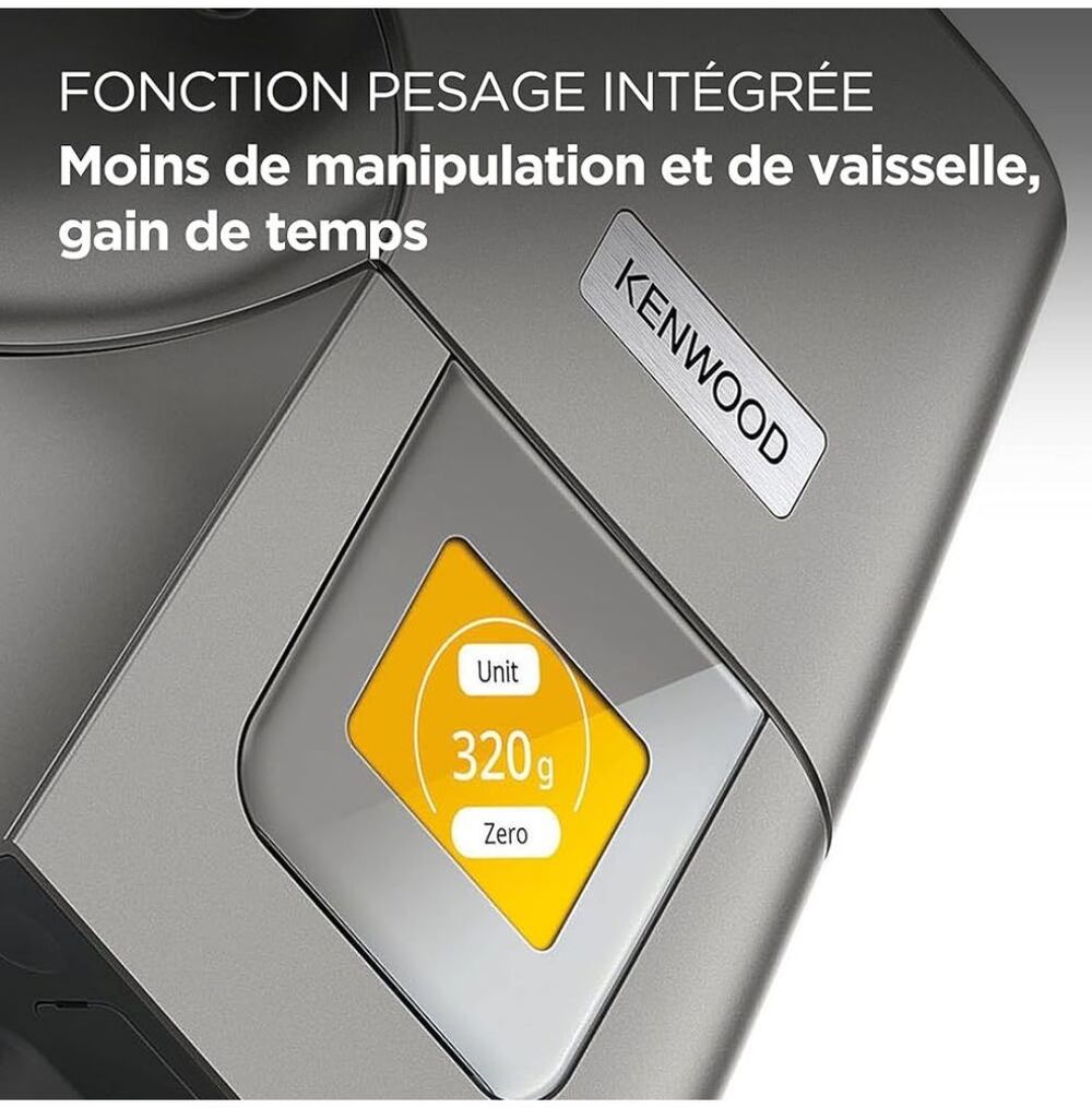 Robot Kenwood Titanium Chef p&acirc;tissier XL KWL90.034SI Neuf Electroménager
