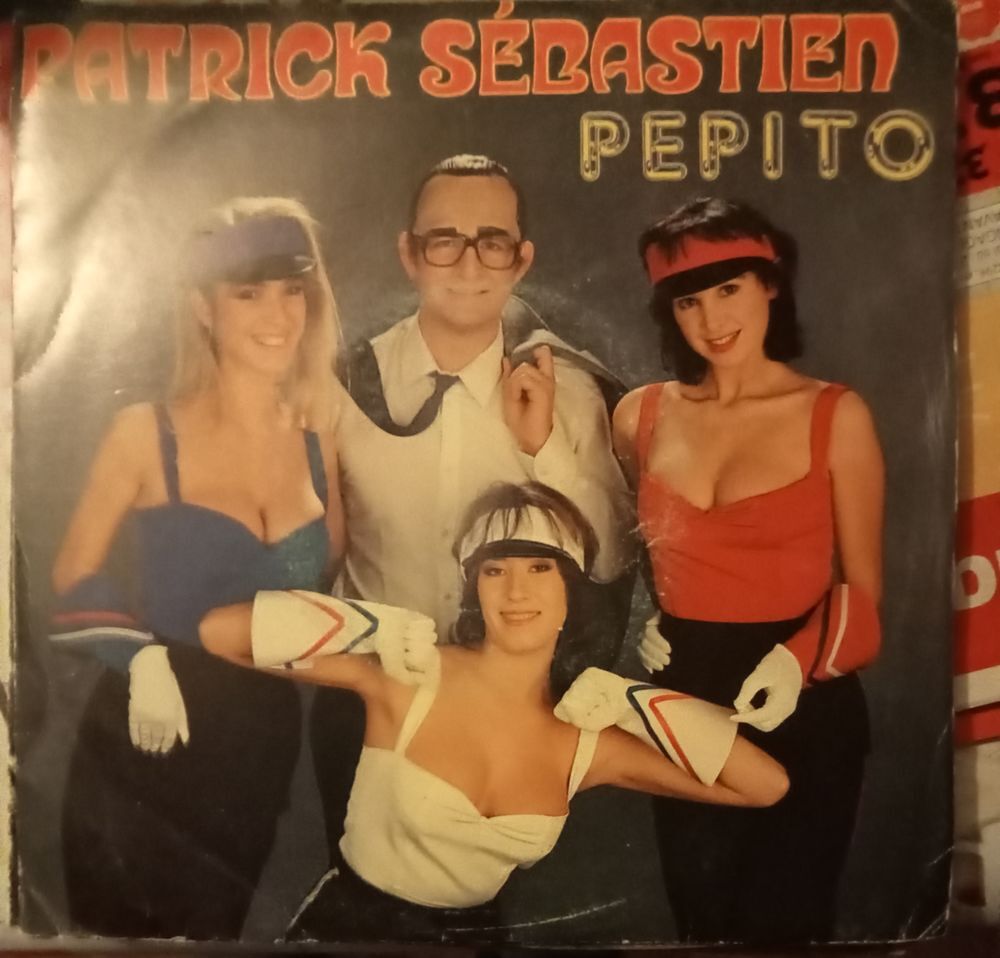 PATRICK SEBASTIEN / 5 X DISQUES VYNIL45 TOURS CD et vinyles