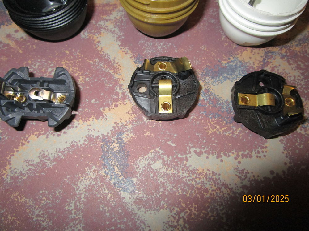 Douilles &agrave; vis E27 double bague Bricolage