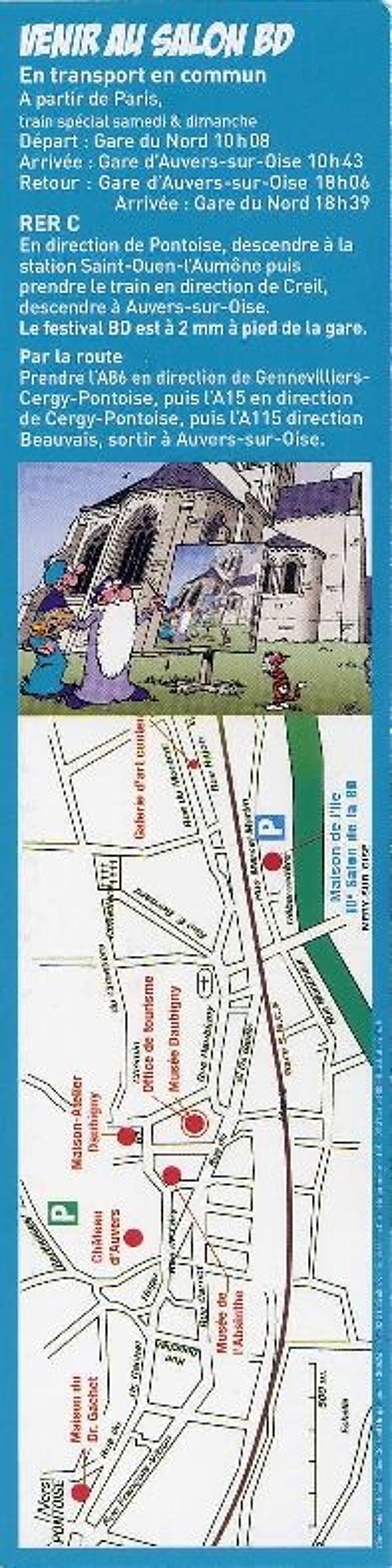  TURK Marque-page salon BD Auvers sur Oise - 2013 