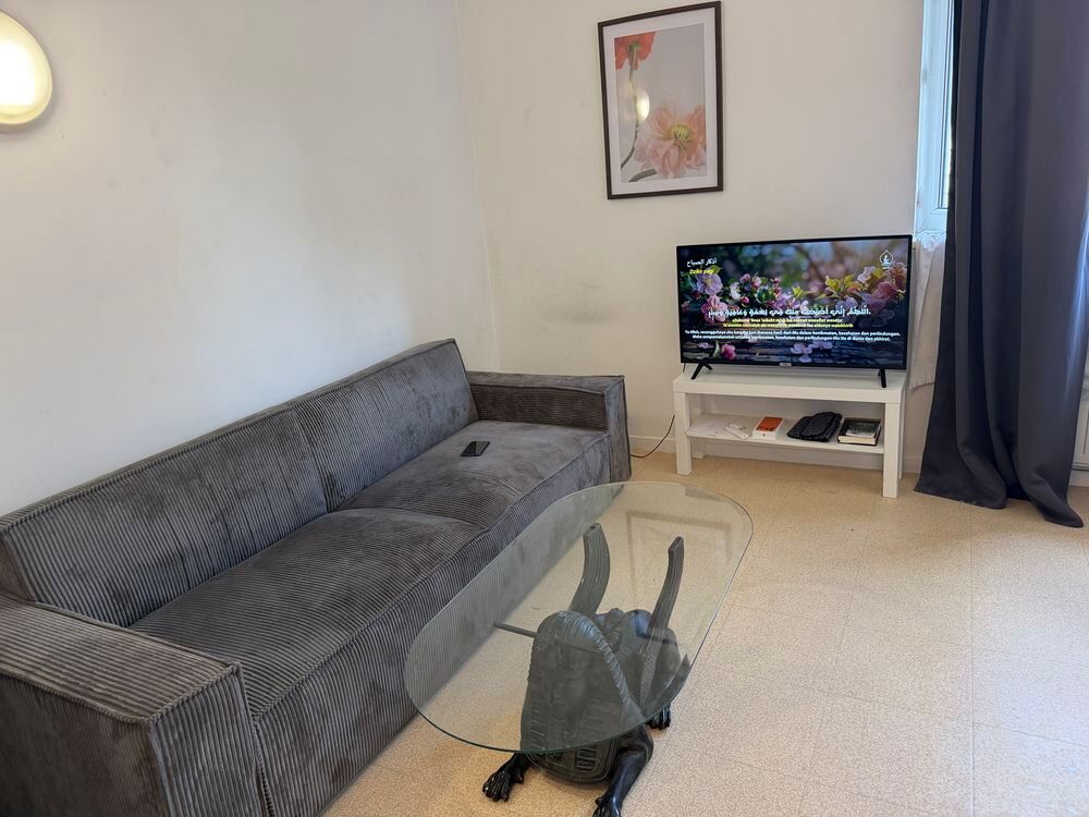 Canap&eacute; 2 places + Grande TV ? Tr&egrave;s bon &eacute;tat
M Meubles