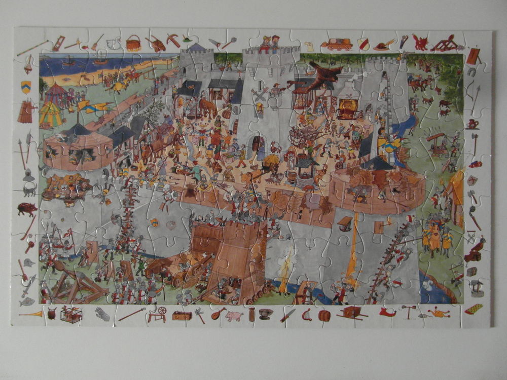 Puzzle d'observation : Le Ch&acirc;teau Fort Jeux / jouets