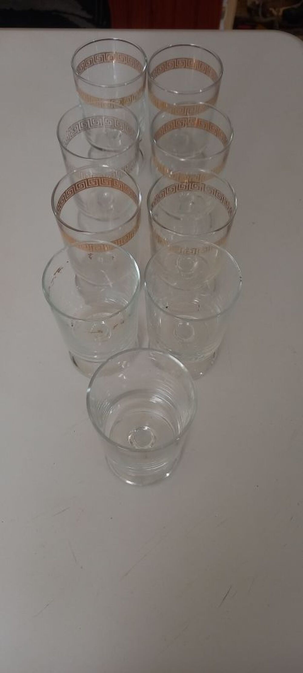 9 verres Décoration