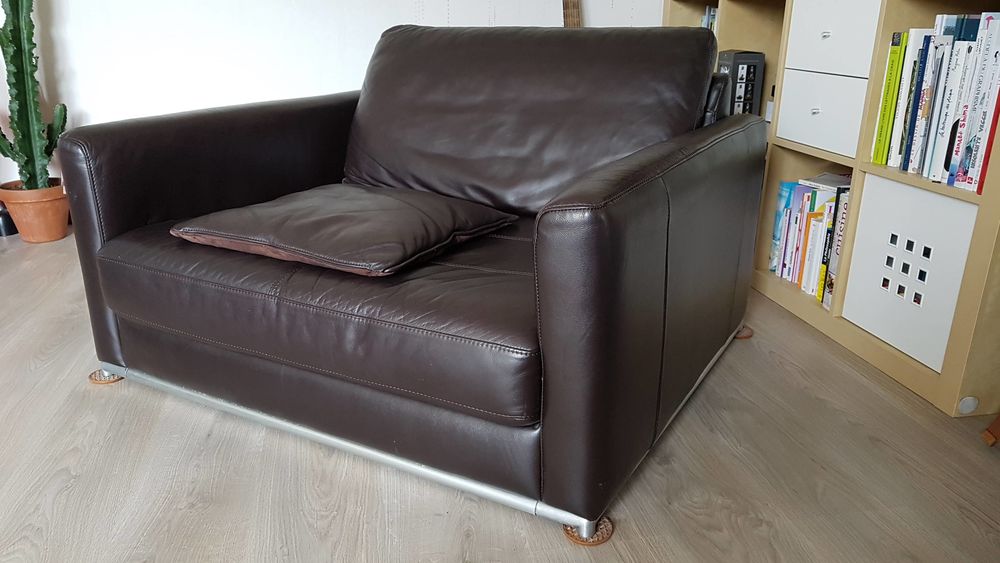 FAUTEUIL CUIR EXTRA LARGE Meubles