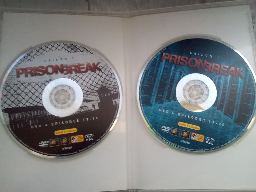 Coffret 3 DVD ? PRISON BREAK - Saison 1/Partie 2 DVD et blu-ray