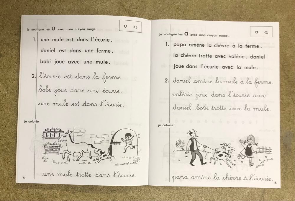 Cahier d?exercices Daniel et Val&eacute;rie Livres et BD