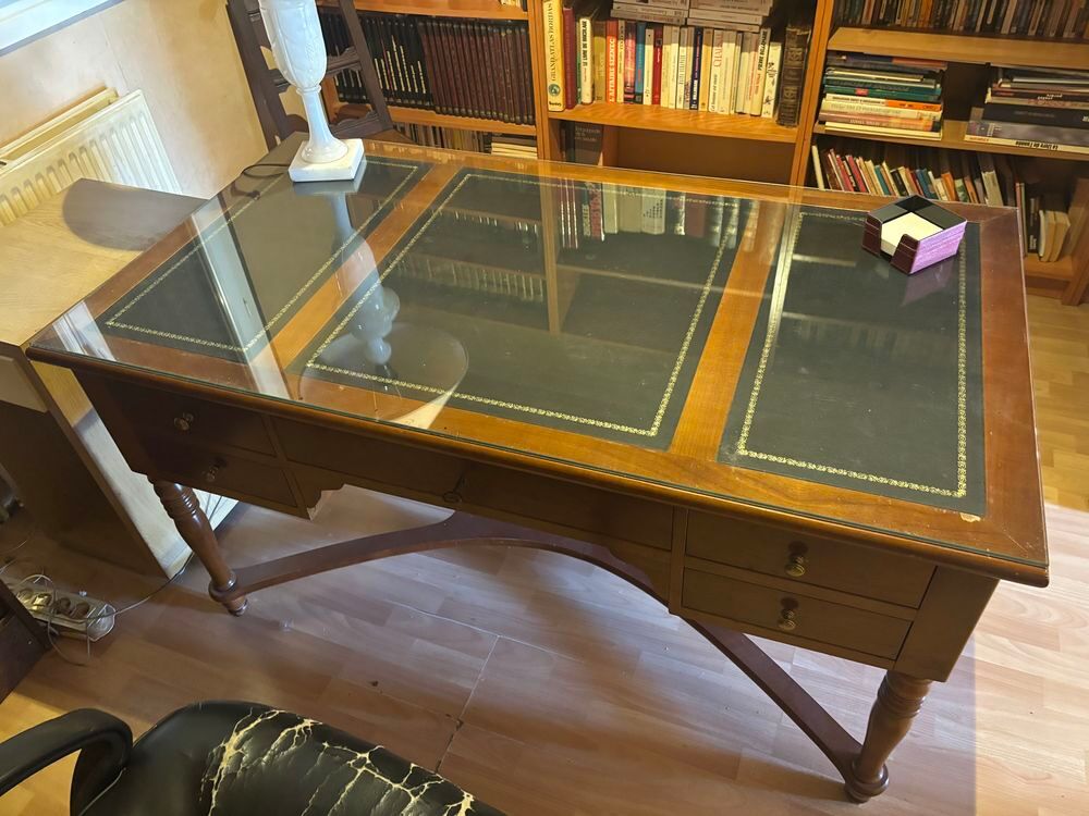 Bureau ministre style Louis Philippe + fauteuil assorti €" tr&egrave;s bon &eacute;tat Meubles