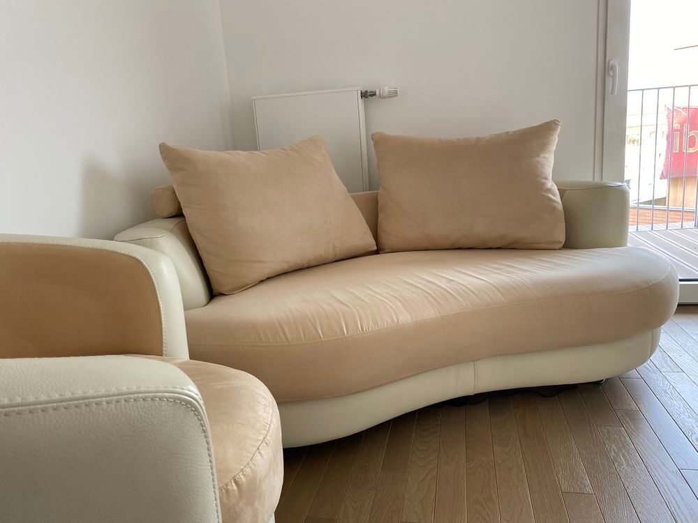 Ensemble canap&eacute; et fauteuil cuir excellent &eacute;tat Meubles