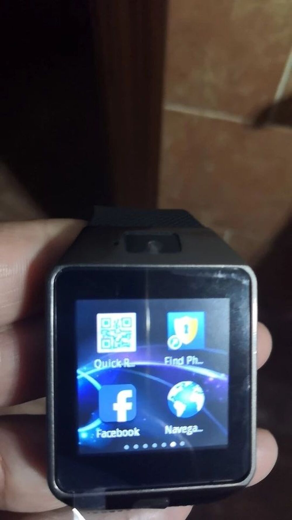 Montre intelligente couleur Noir/Argent Téléphones et tablettes
