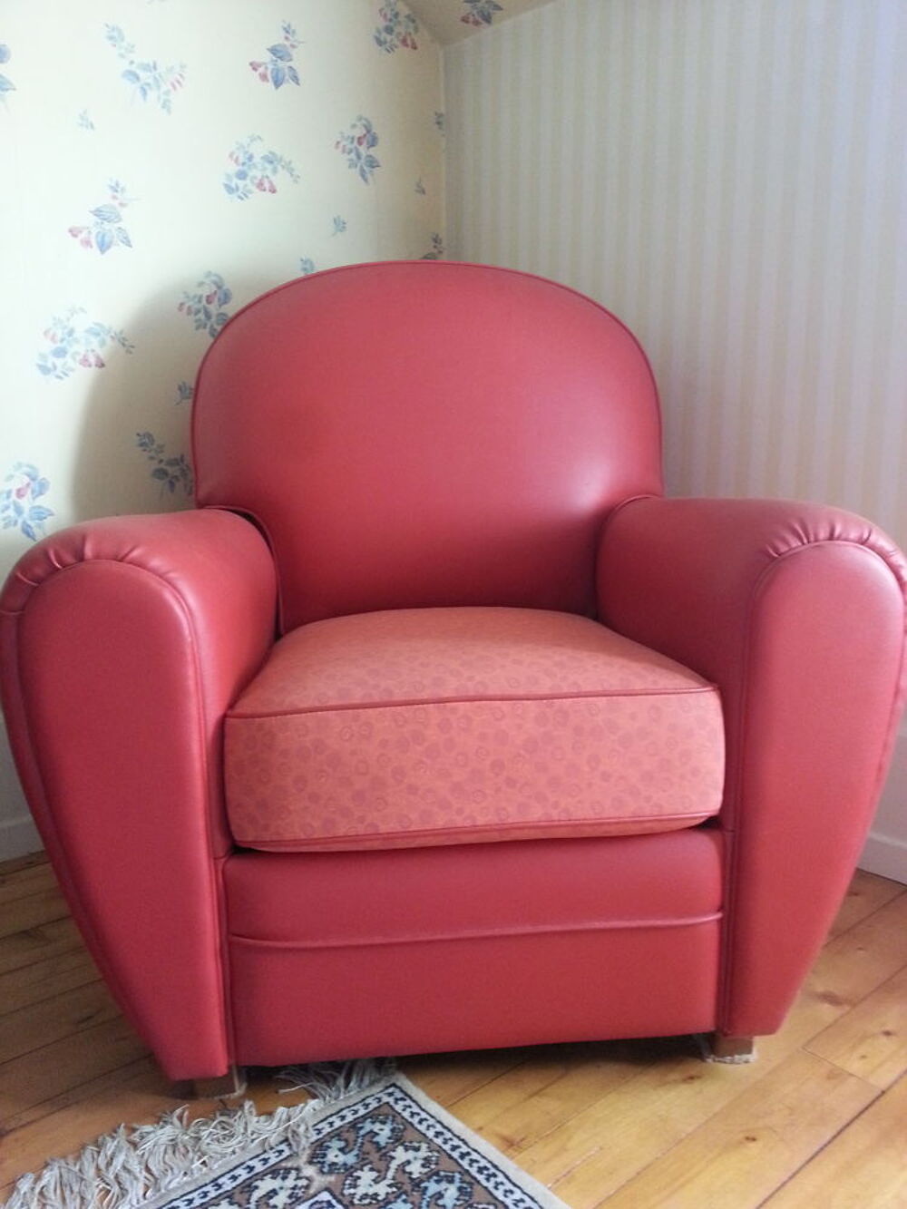 Fauteuil Club rouge Meubles