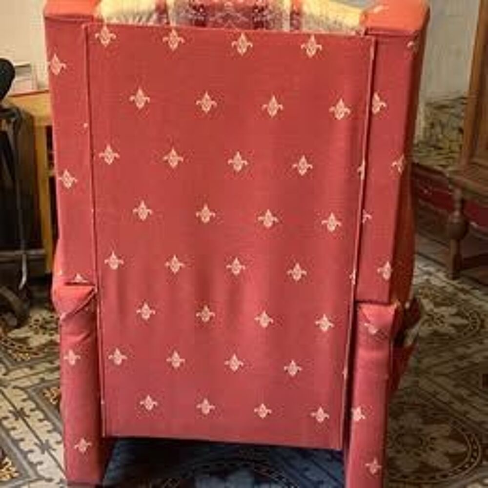 &agrave; donner Fauteuil relax tissu orange Meubles