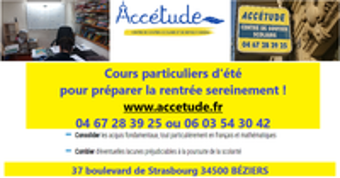   COURS de MATH/ PHYSIQUE-CHIMIE/ FRANÇAIS à BÉZIERS 