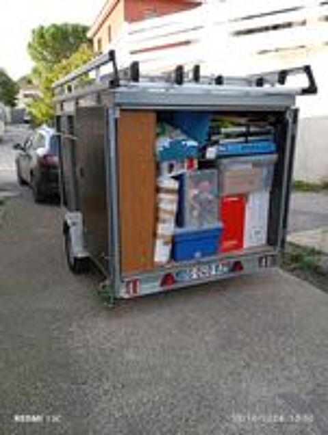   Remorque fourgon 4 m3 pour demenagement et transport 