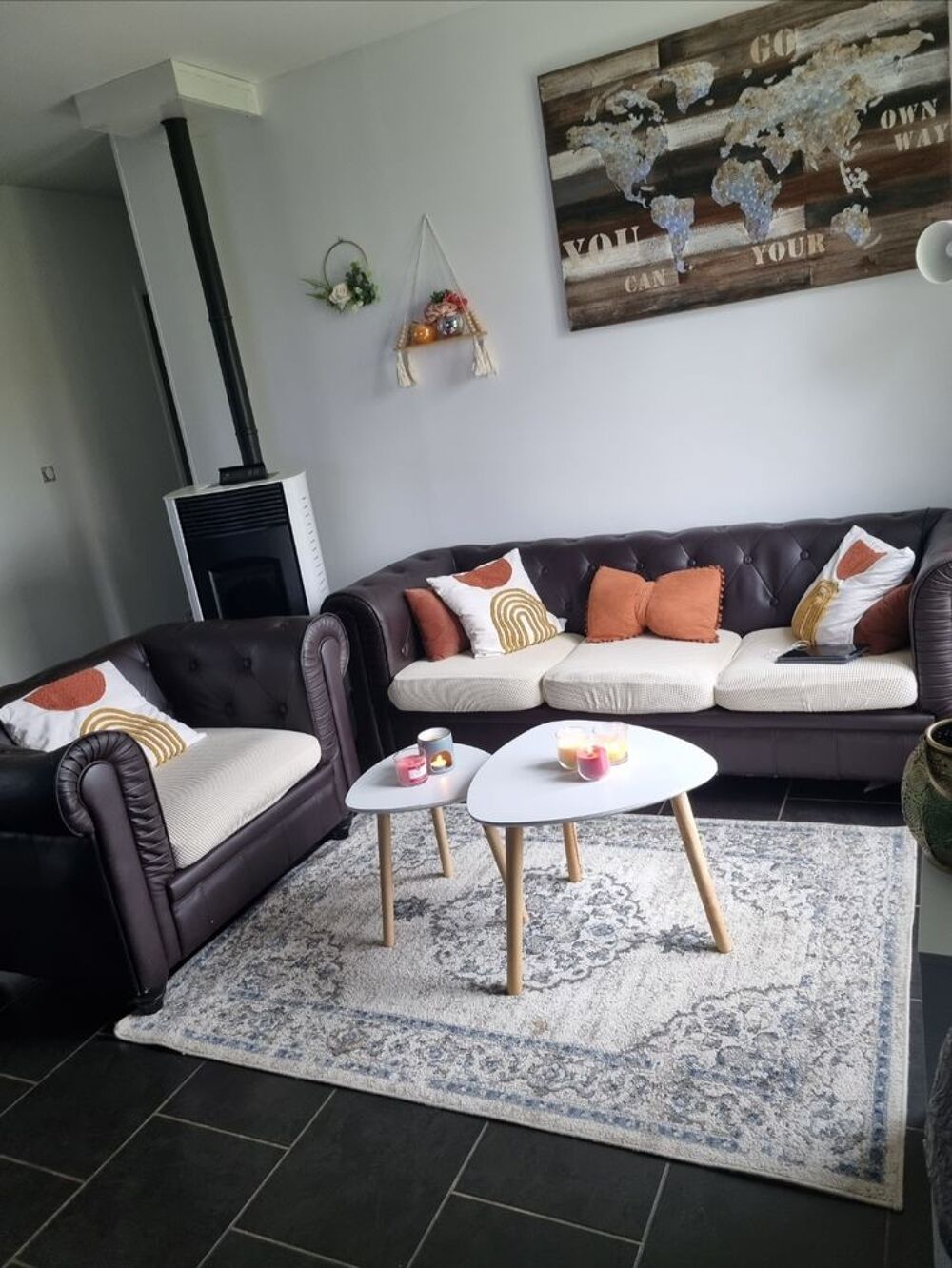 Canap&eacute; 3 places + 1 fauteuil Meubles