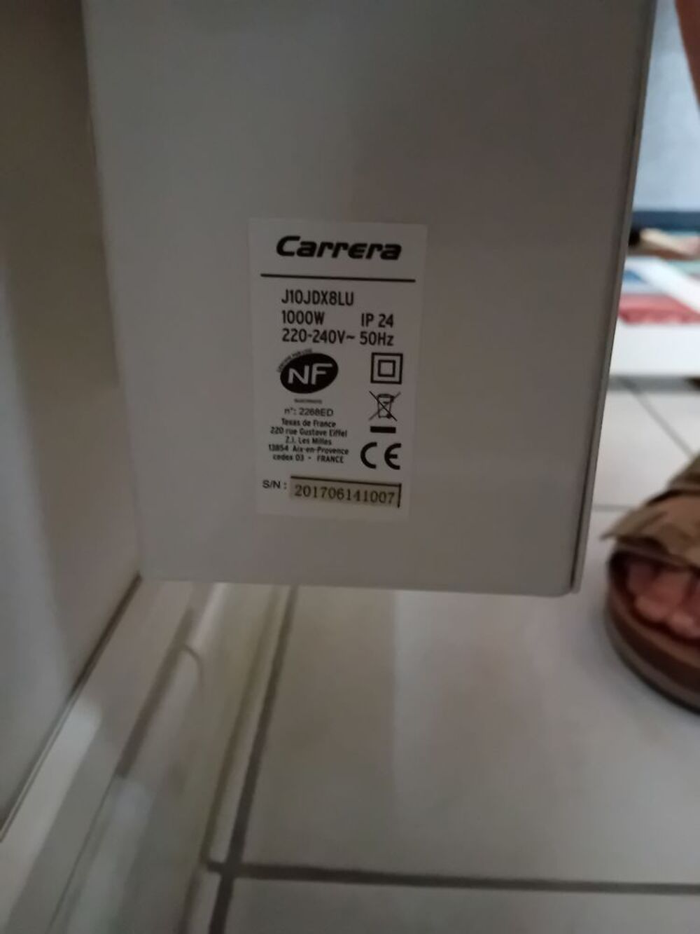 Radiateurs &eacute;lectriques blancs Meubles