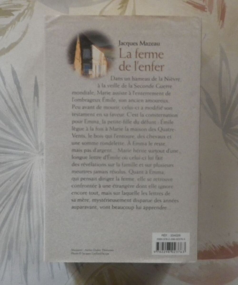 LA FERME DE L'ENFER de Jacques MAZEAU Ed. France Loisirs Livres et BD