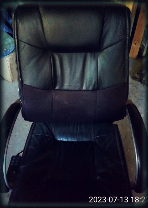 Fauteuil de bureau en cuir 15 Burdignin (74)