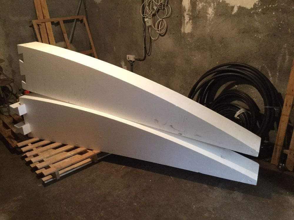   MOULES  POLYSTYRENE POUR MACONNER DES ARCADES en bon état 
