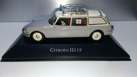 1/43 Edit. ATLAS collection ambulances - Citroën ID19 break  12 Colombes (92)