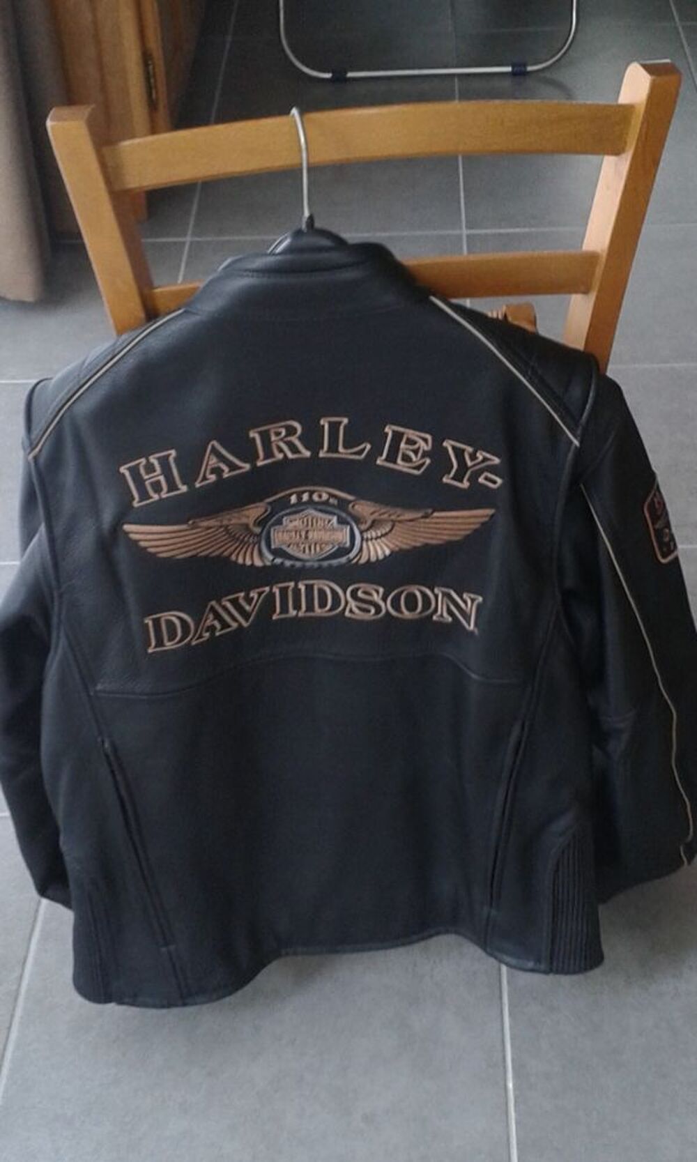Blouson cuir moto harley davidson homme 2025