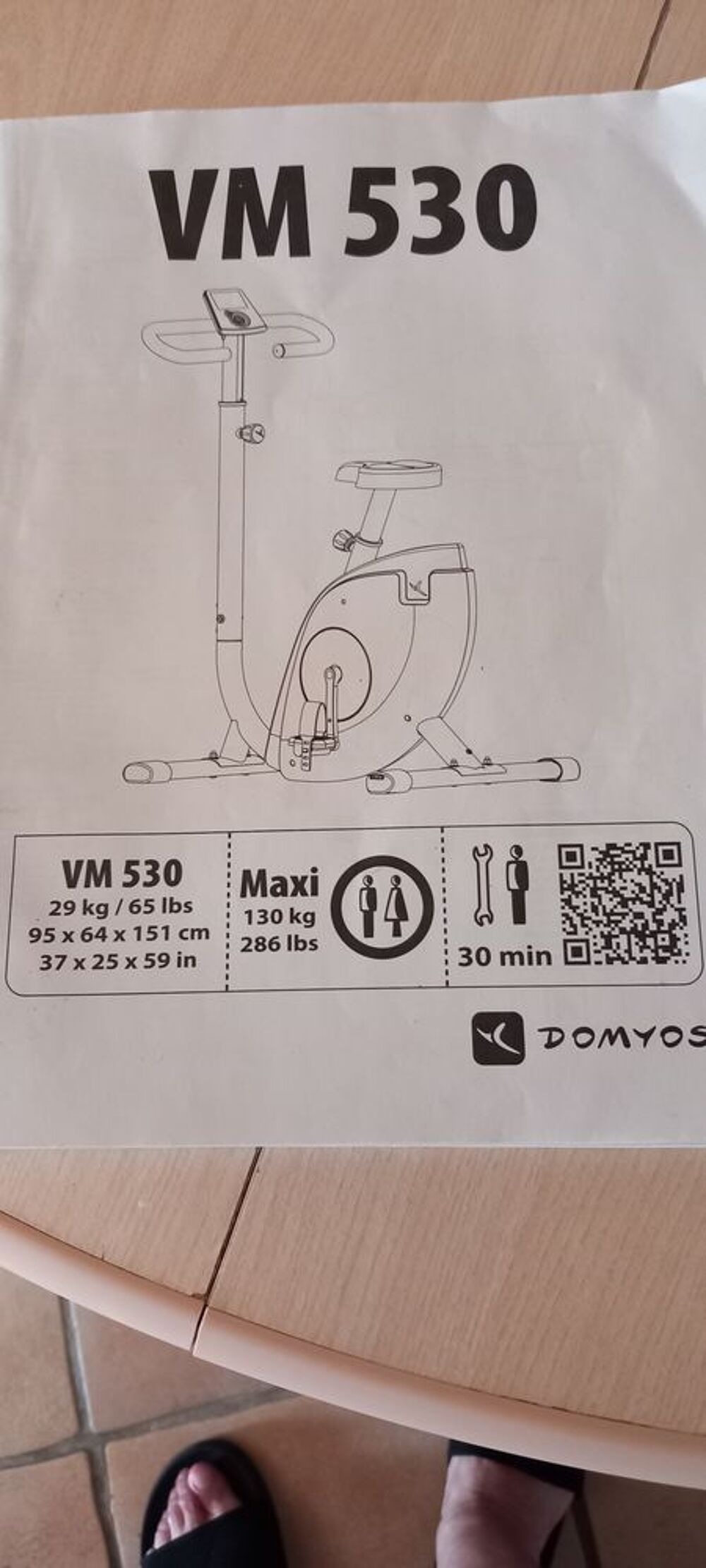 V&eacute;lo d'appartement Domyos VM530 Vélos