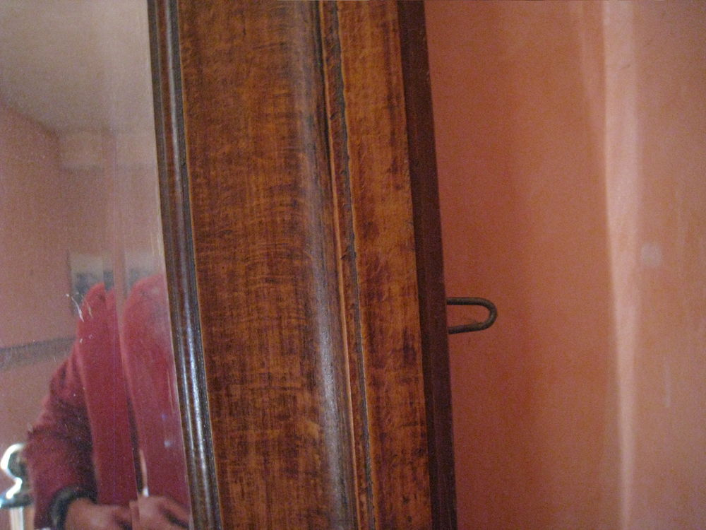 Miroir 18 ieme au mercure biseaut&eacute; Décoration
