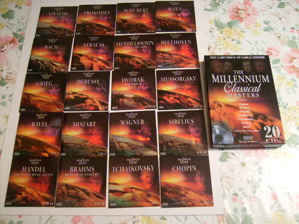 Coffret 20 CDs musiques Classique CD et vinyles