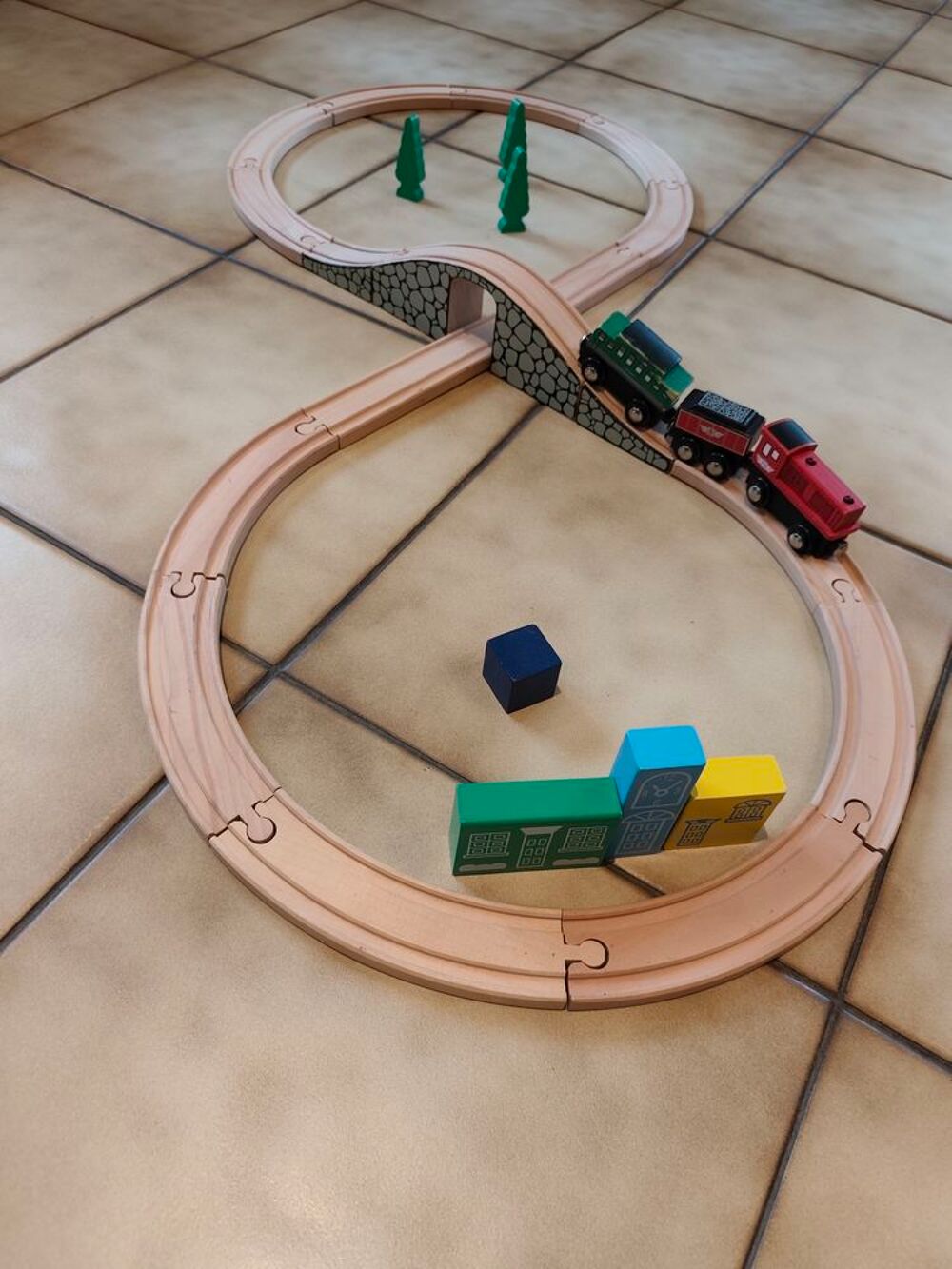 Circuit de train en bois Jeux / jouets
