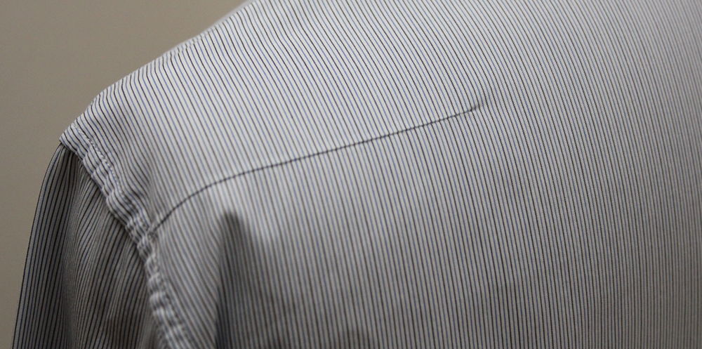 Chemise bleu ray&eacute;e DIOR T.41 ou T.L Vêtements