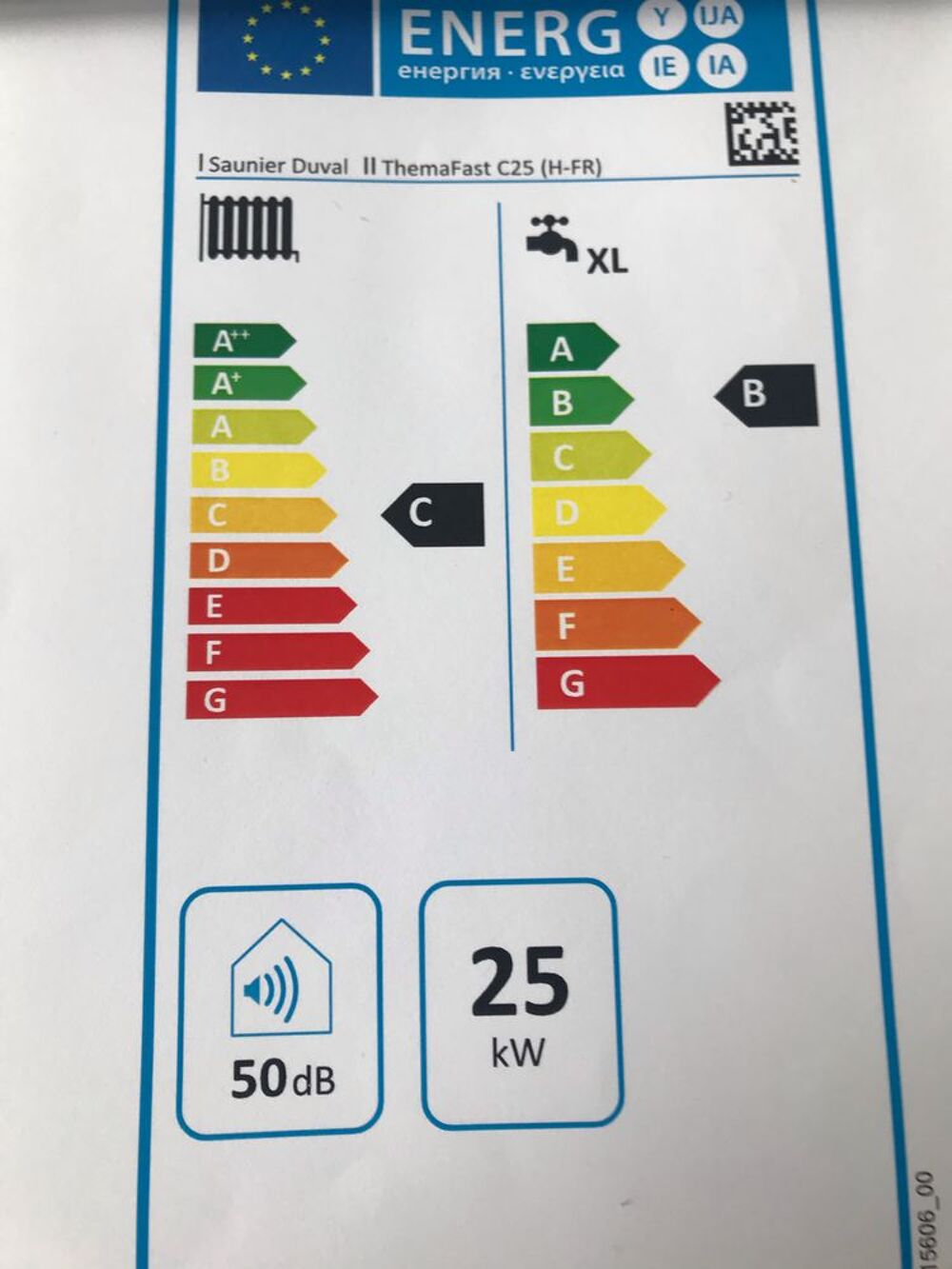 Chaudi&egrave;re &agrave; gaz Thermafast C 25 (H-FR)
Eau chaude+chauffage Bricolage