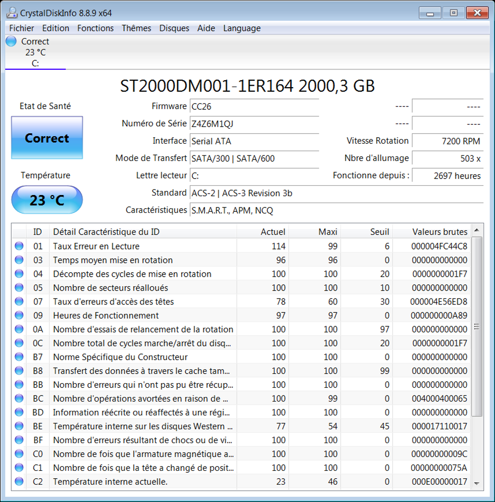 PC Hewlett-Packard 2To 4Go 3GHz DualCore DVD/CD graveur Matériel informatique