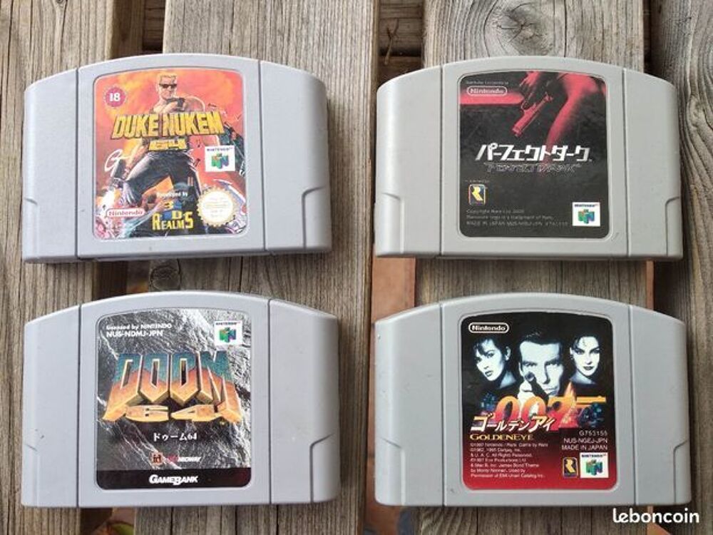 N64 Jeux vid&eacute;os Japonais x3 Nintendo 64 Consoles et jeux vidéos