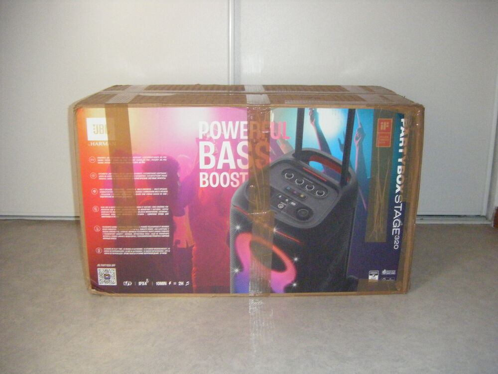 1 Enceinte sono portable JBL PartyBox Stage 320 Noire NEUVE Audio et hifi