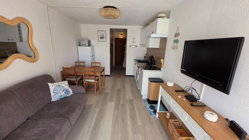 Vente Appartement LE CAP D' AGDE: Appartement pour investisseur: Studio (loué à l'année bail meublé reconductible). Le cap d agde