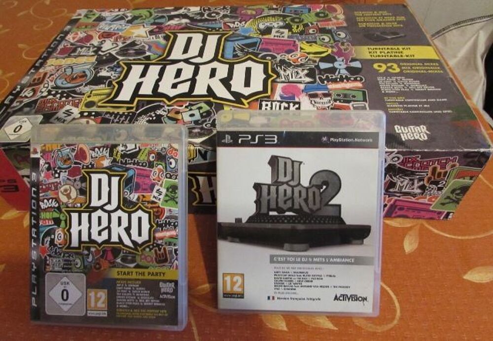 Platine DJ Hero pour PS3 Consoles et jeux vidos