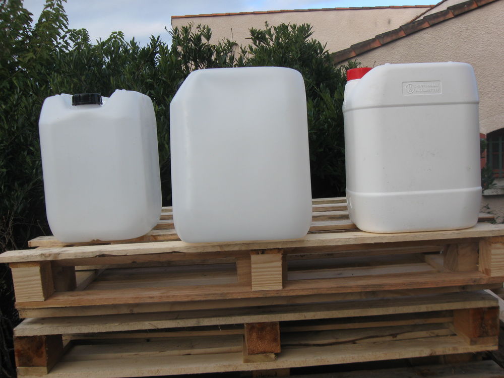  lot 5 bidons plastiques Bricolage