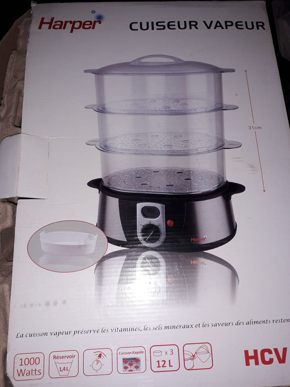 Multi cuiseur vapeur HARPER Electroménager
