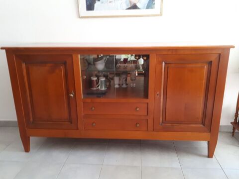 Buffet bas style Directoire en merisier massif franais 349 Marseille 4 (13)