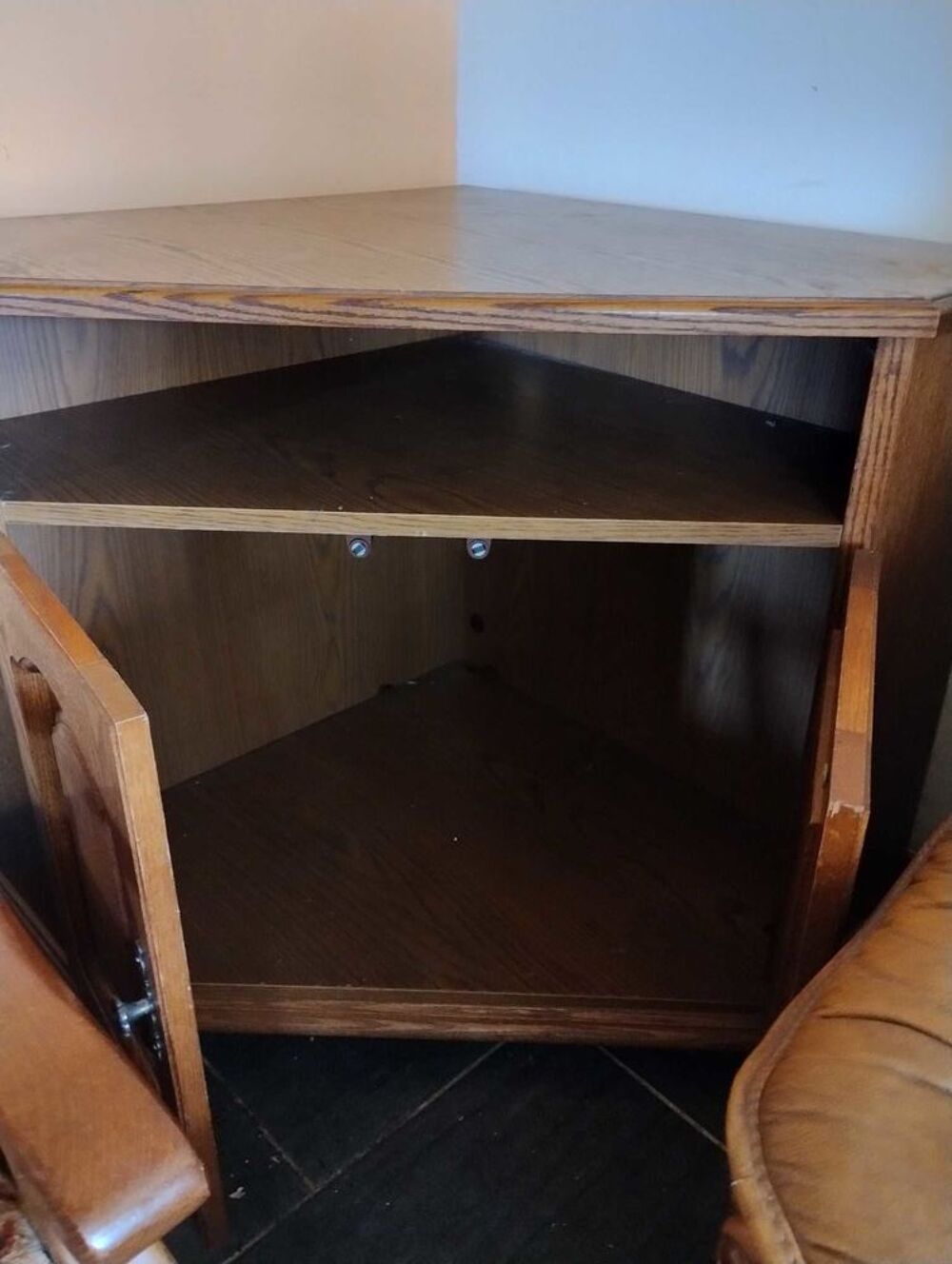 meuble TV ch&ecirc;ne clair Meubles